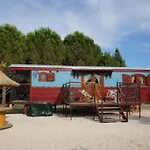 Ferienhaus Le Pont Rouge Roulotte Sylvéréal